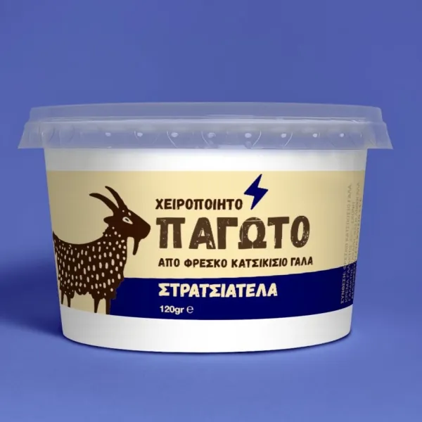 Χειροποίητο παγωτό — Στρατσιατέλα